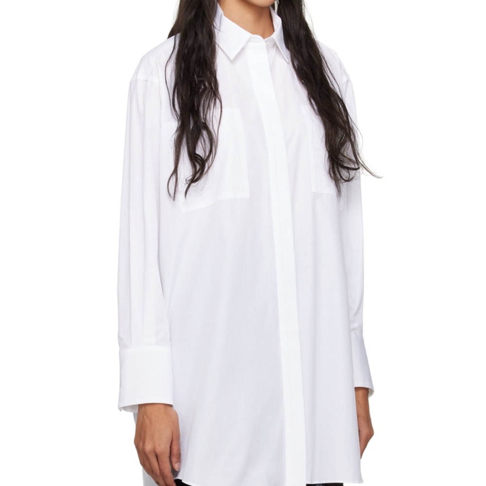 SACAI
White 'S' Embroidered Shirt
